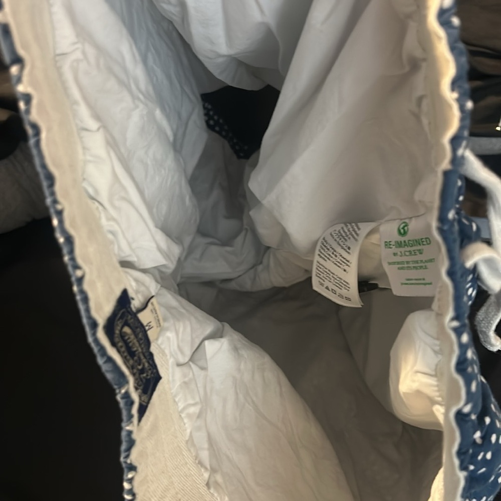 J Crew Blue White Shorts Mens M - Picture 6 of 6